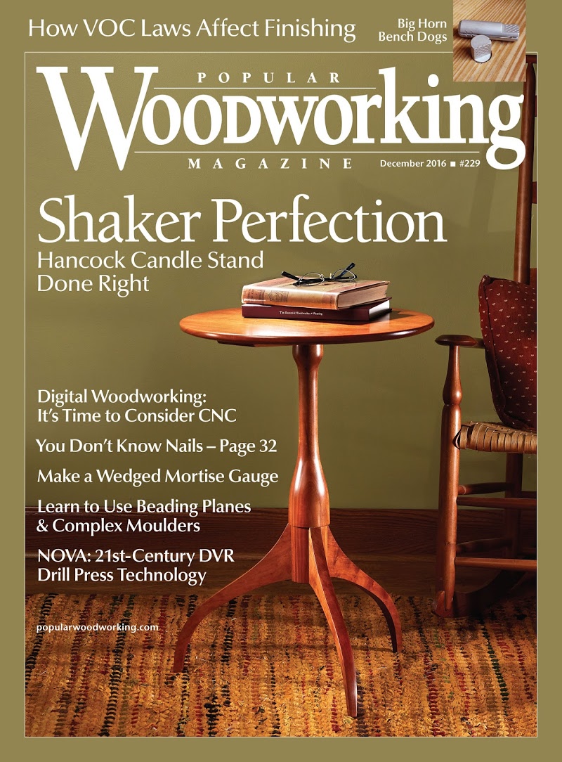 Popular-Woodworking December 01, 2016 Issue Cover