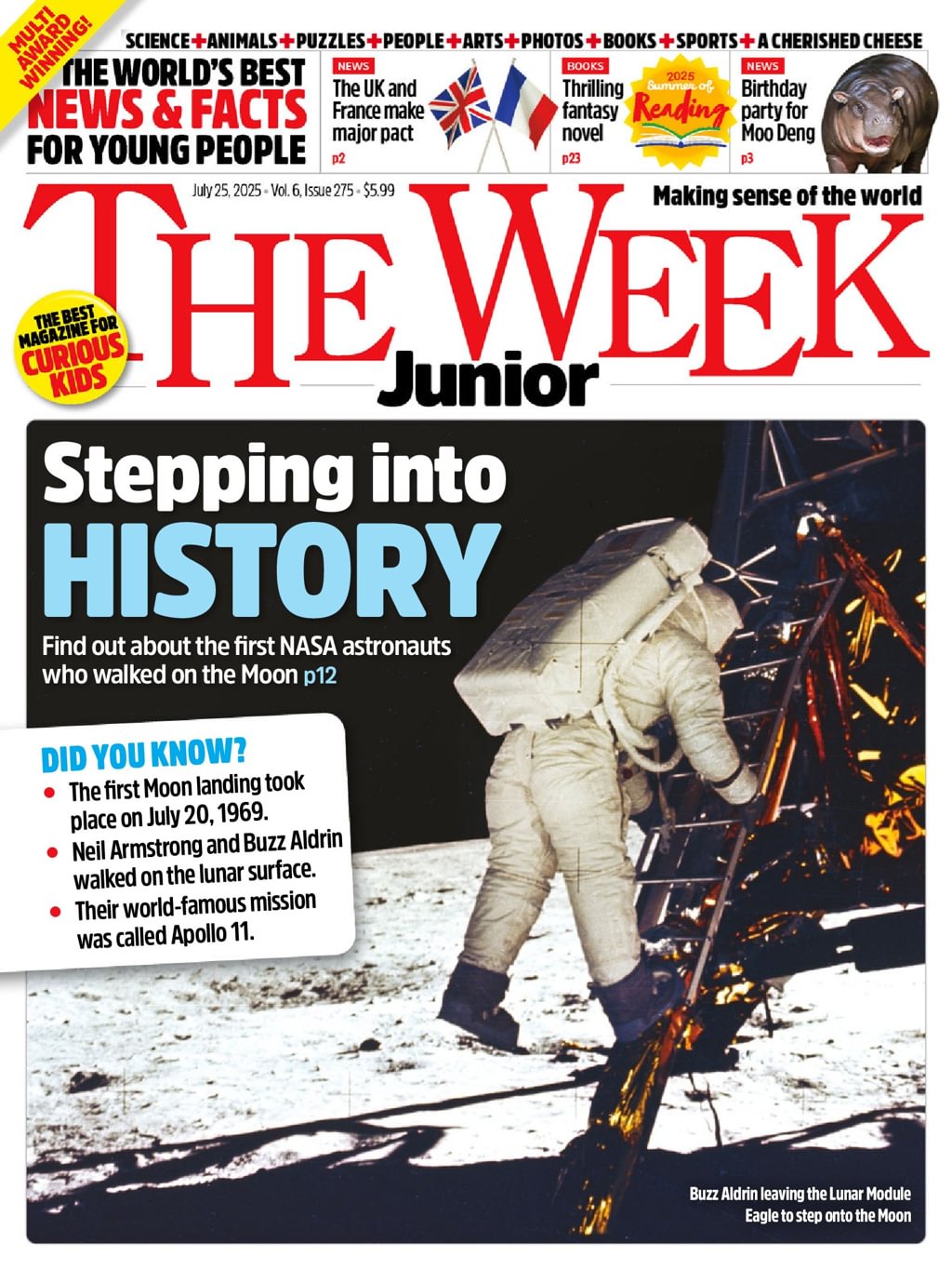 The-Week-Junior July 25, 2025 Issue Cover