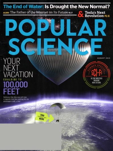 Popular Science August 01, 2015 Issue Cover