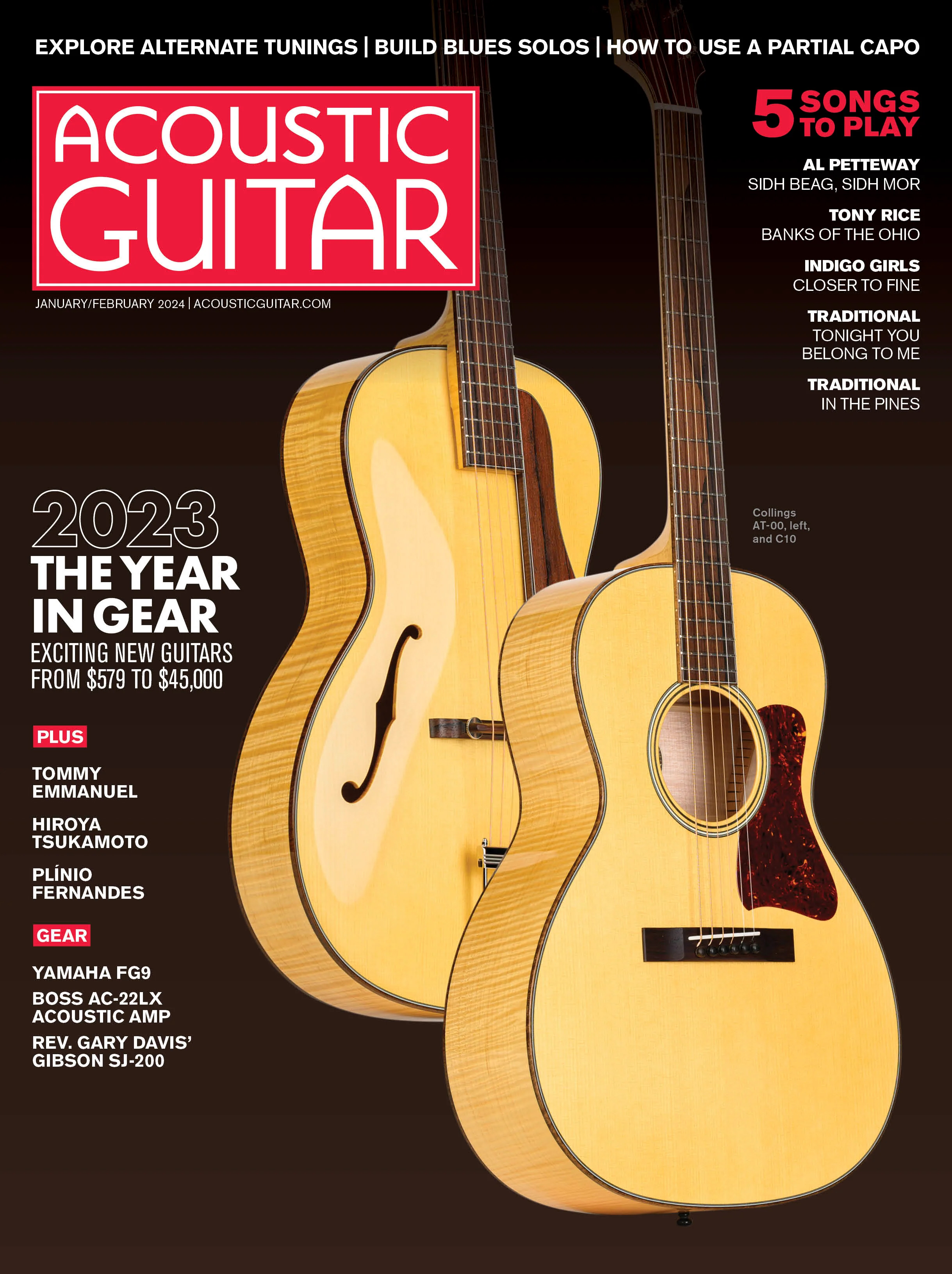 Acoustic-Guitar January 01, 2024 Issue Cover
