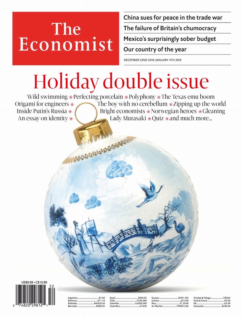 The-Economist December 22, 2018 Issue Cover