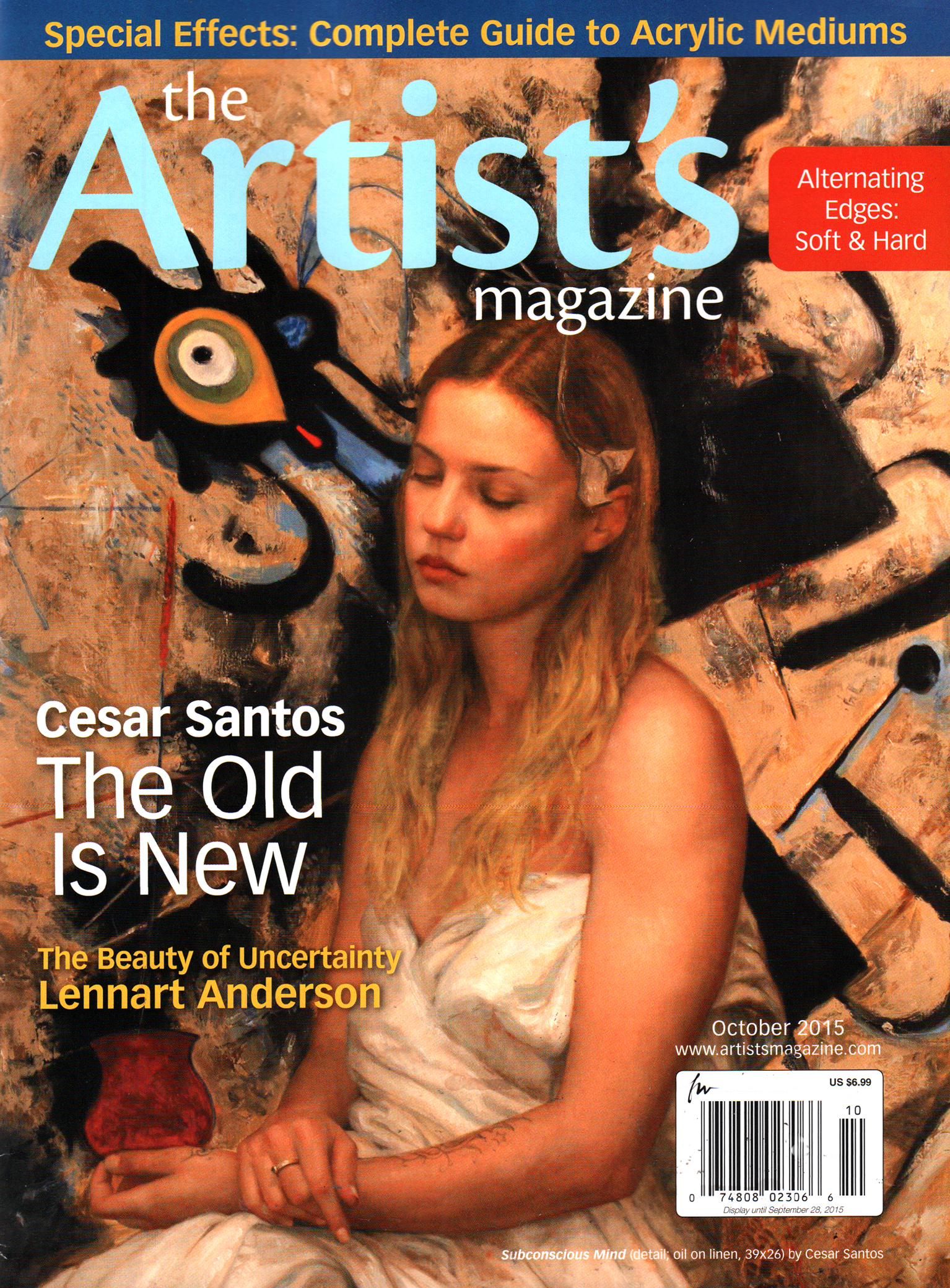 Artists October 01, 2015 Issue Cover