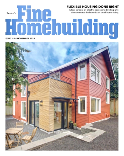 Fine Homebuilding November 01, 2023 Issue Cover
