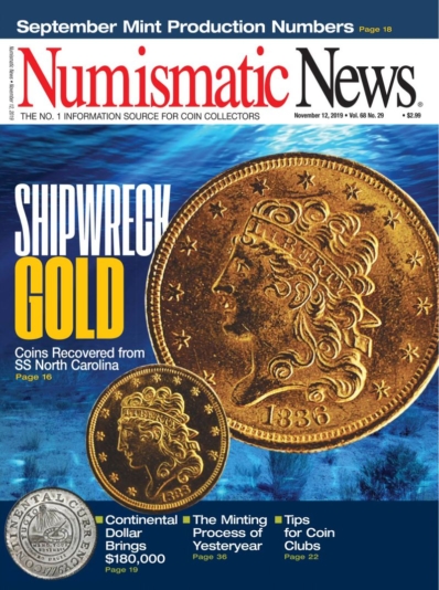 Numismatic News November 12, 2019 Issue Cover