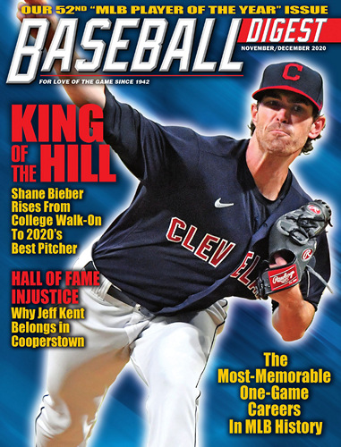 Baseball-Digest November 01, 2020 Issue Cover