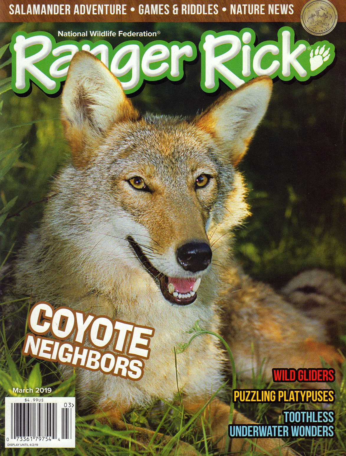 Ranger-Rick March 01, 2019 Issue Cover