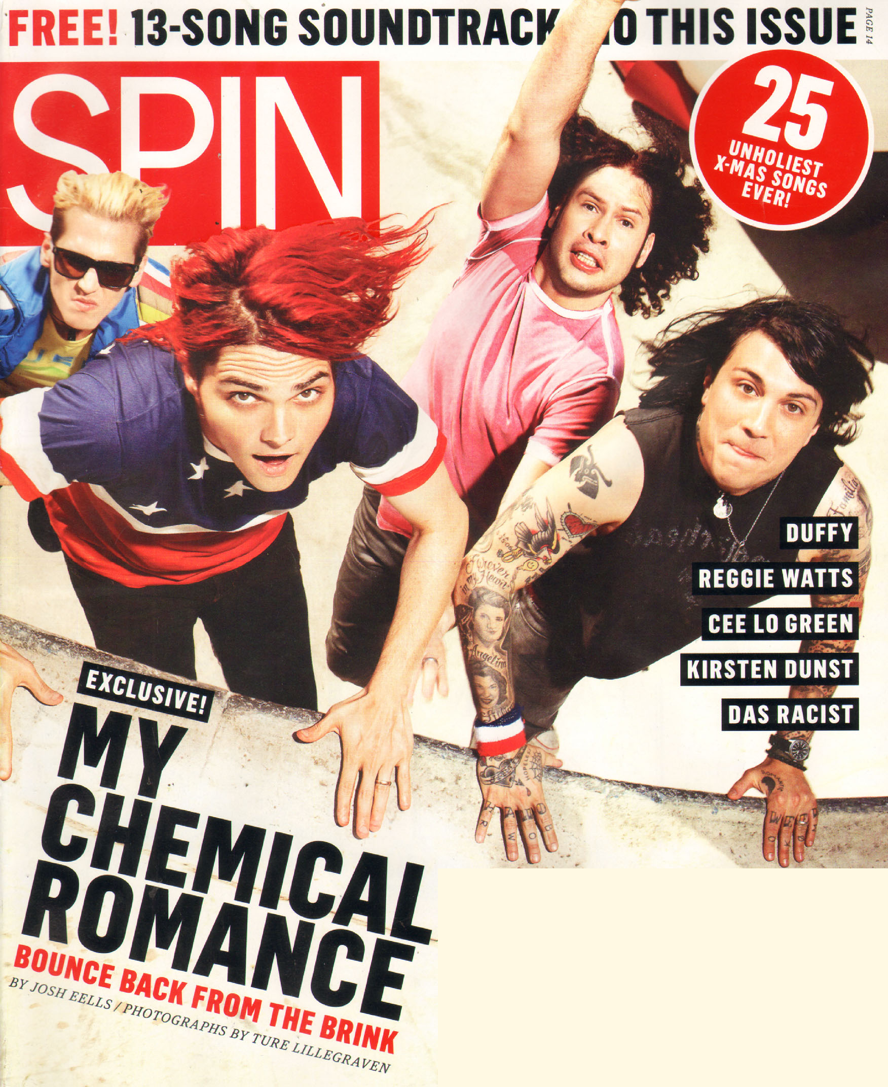 Spin December 01, 2010 Issue Cover