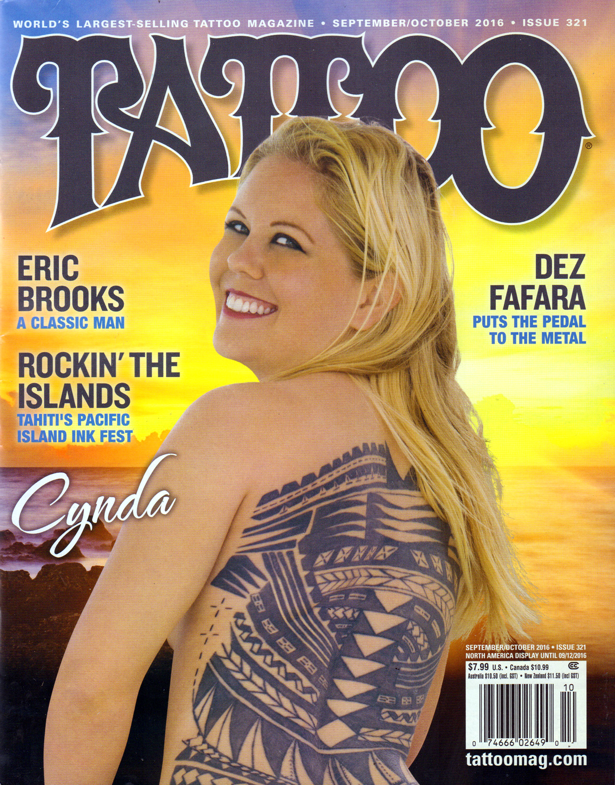 Tattoo September 01, 2016 Issue Cover
