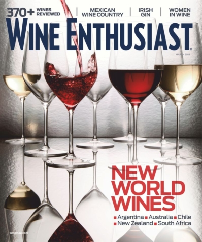 Wine Enthusiast March 01, 2019 Issue Cover