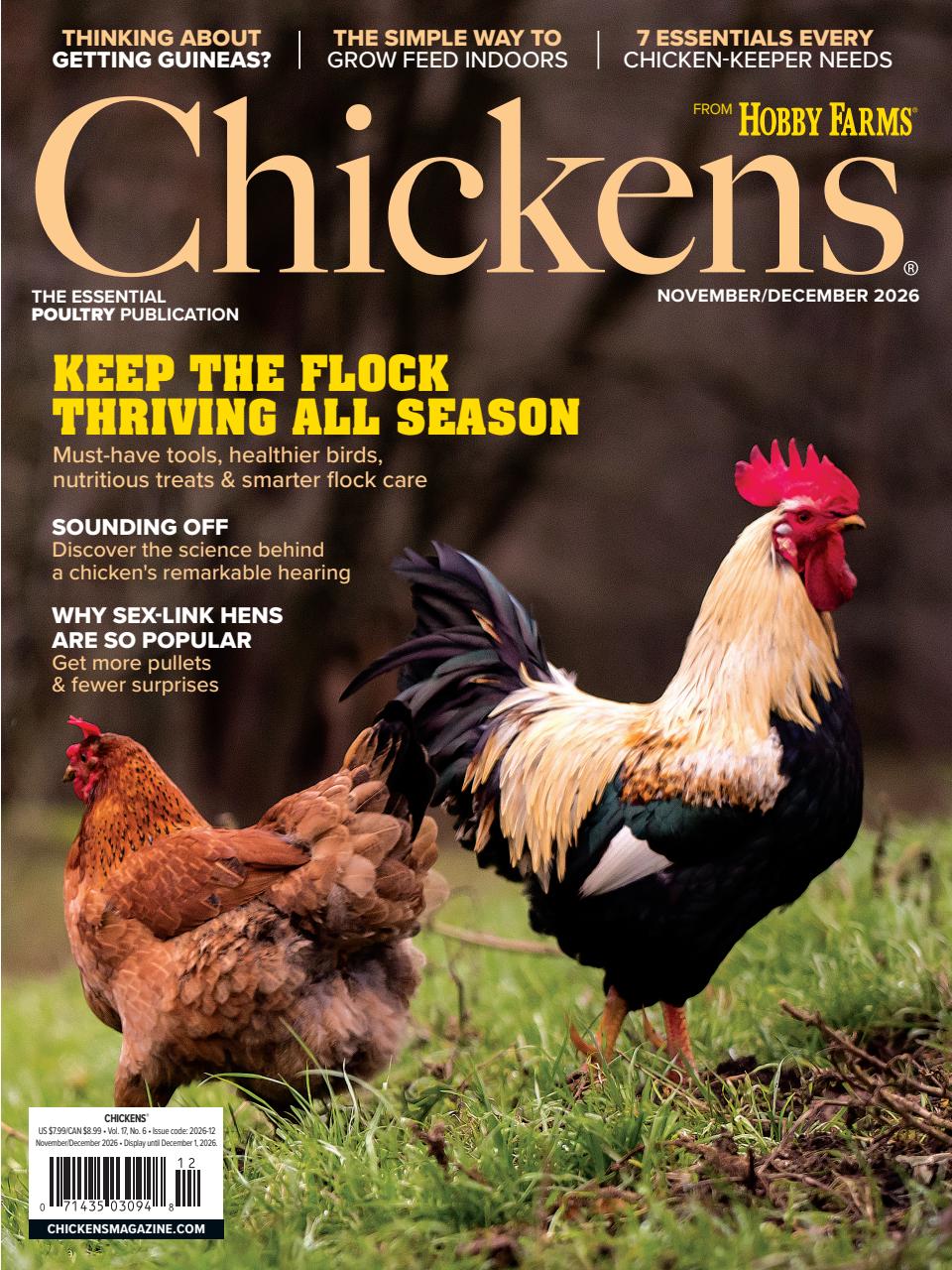 Chickens November 01, 2026 Issue Cover