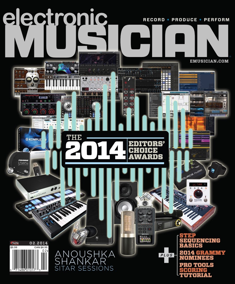 Electronic-Musician February 01, 2014 Issue Cover