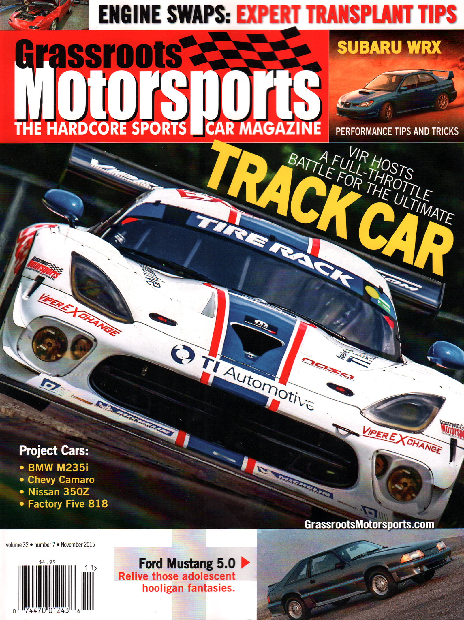 Grassroots-Motorsports November 01, 2015 Issue Cover