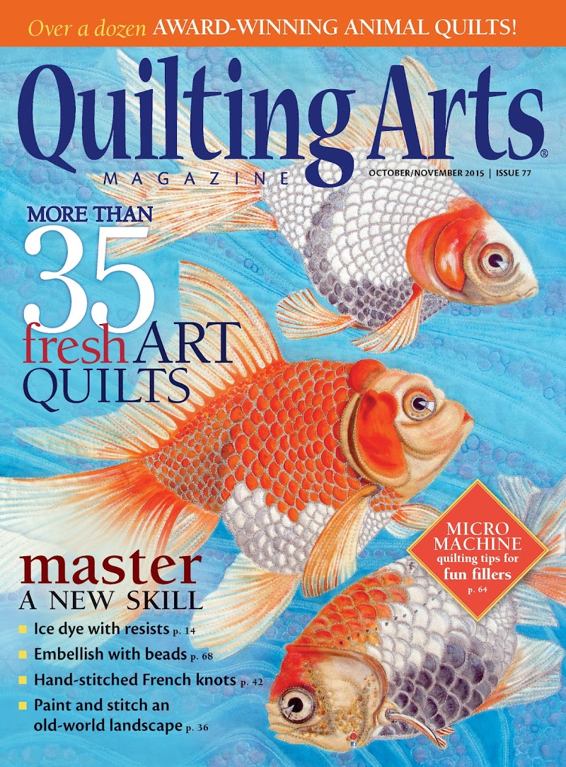 Quilting-Arts October 01, 2015 Issue Cover