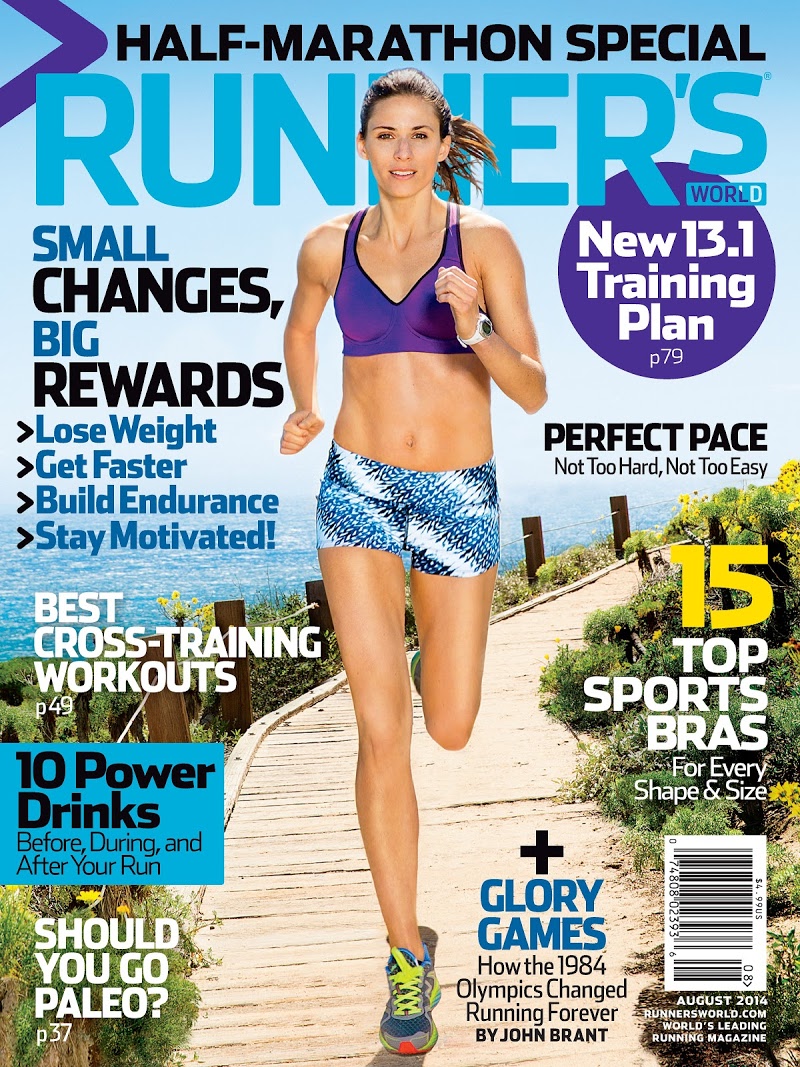 Runners-World August 01, 2014 Issue Cover