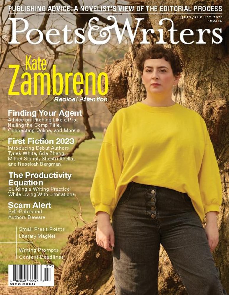 Poets-and-Writers July 01, 2023 Issue Cover