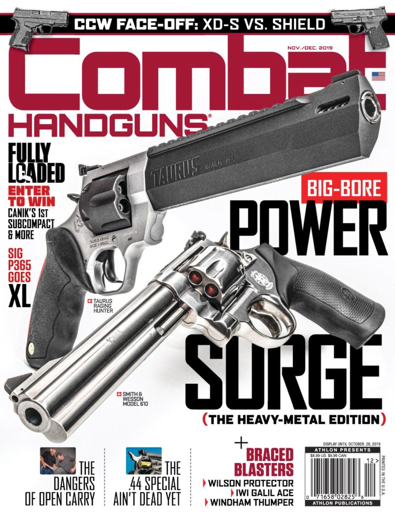 Combat-Handguns November 01, 2019 Issue Cover