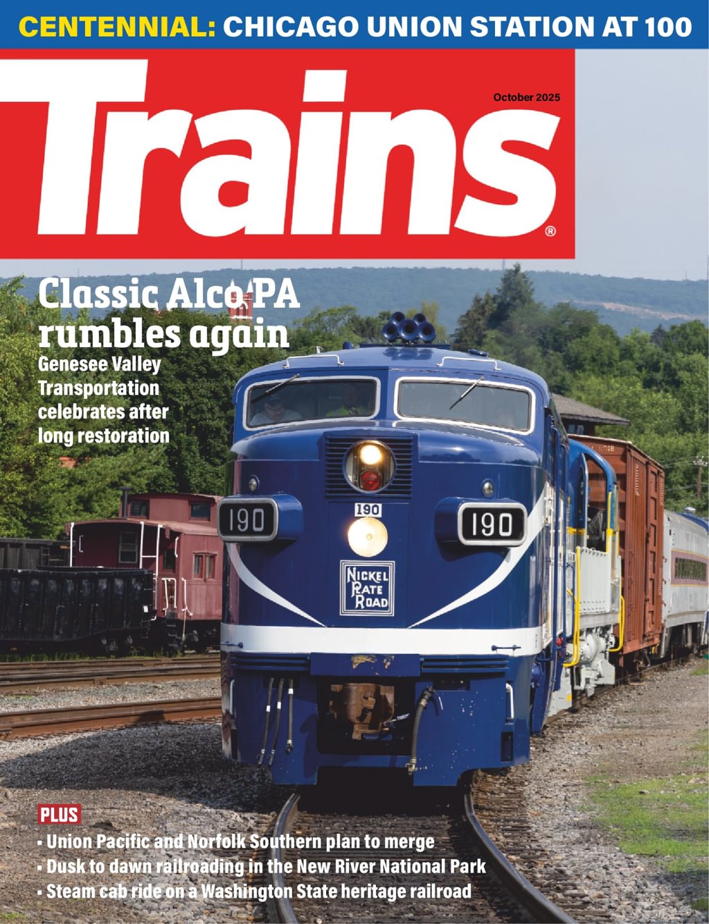 Trains October 01, 2025 Issue Cover