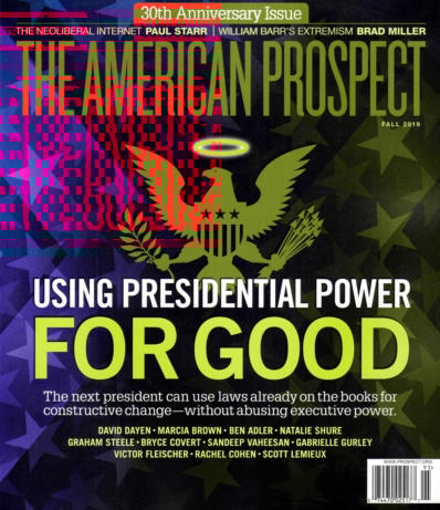 The American Prospect September 01, 2019 Issue Cover