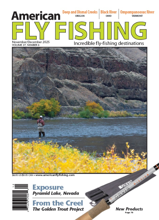 American Fly Fishing November 01, 2025 Issue Cover