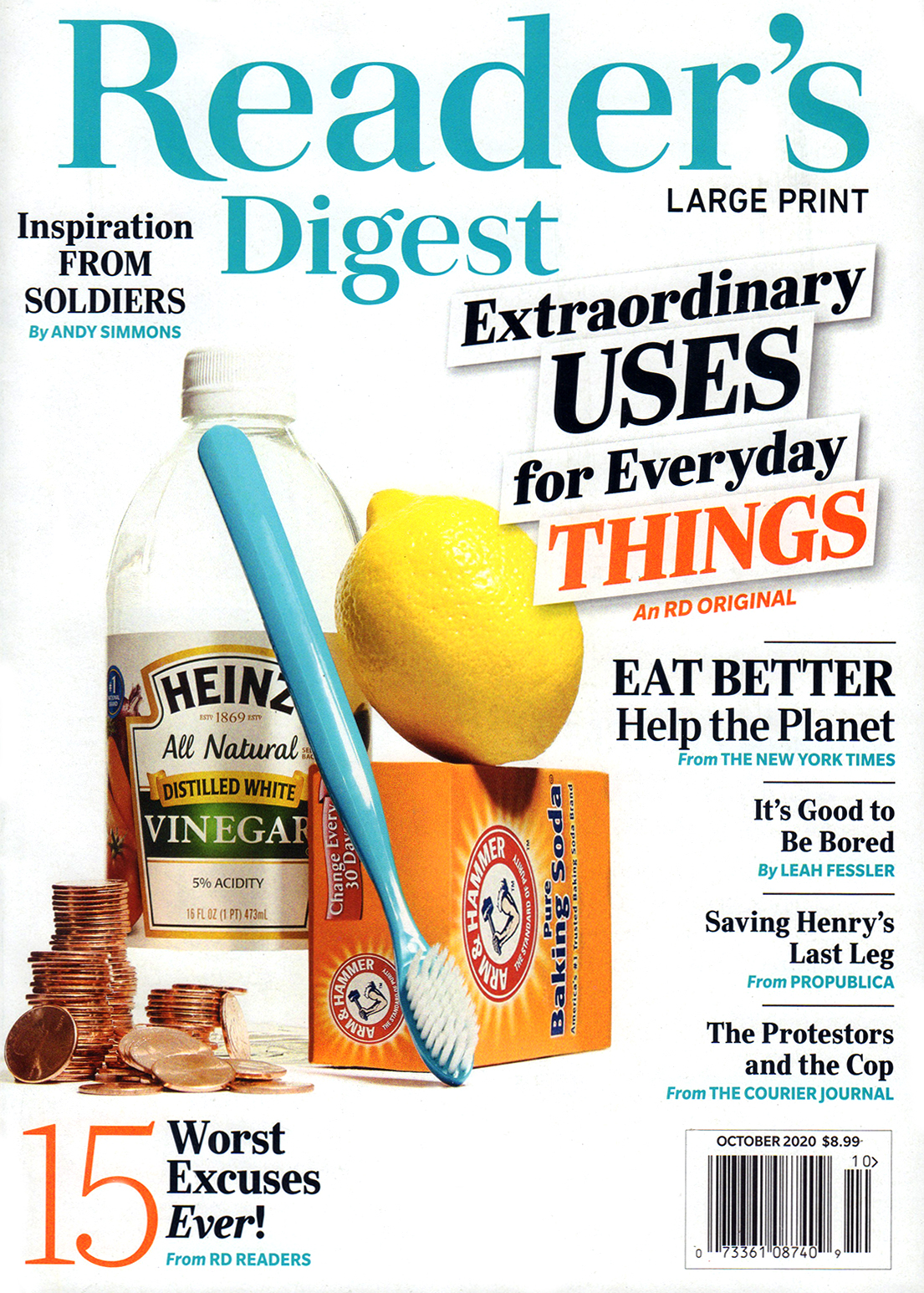 Readers-Digest---Large-Print-Edition October 01, 2020 Issue Cover