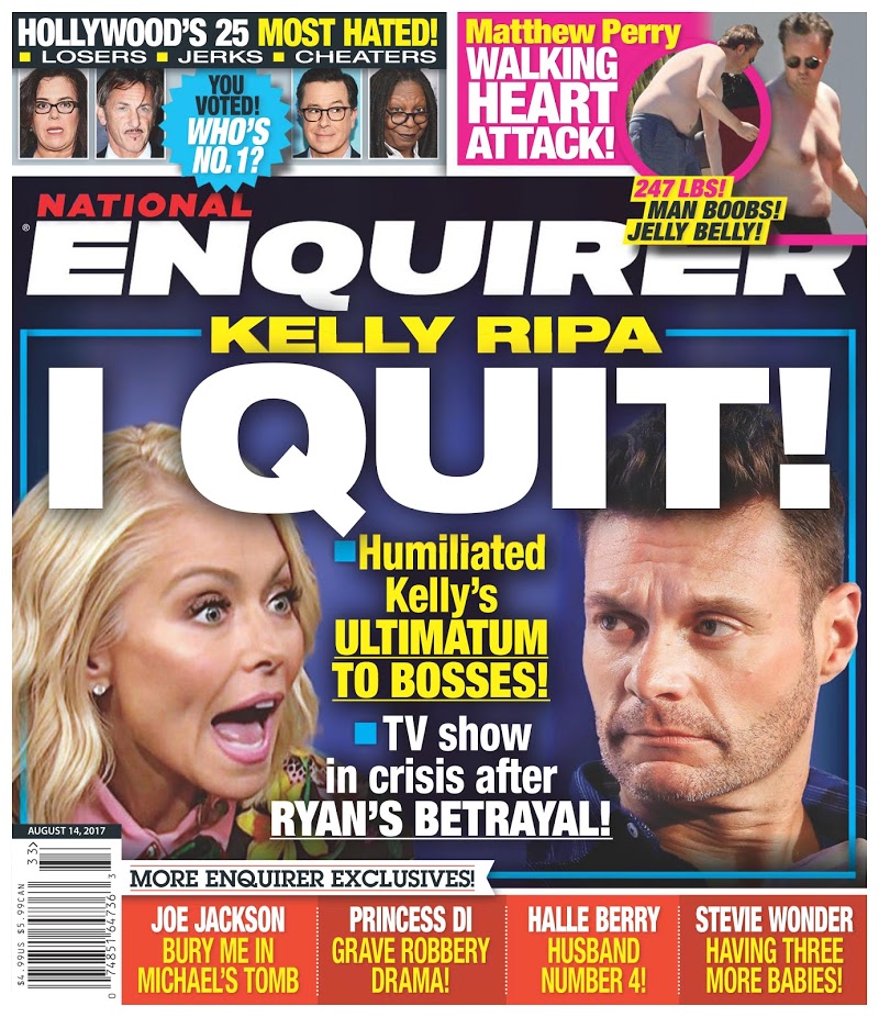 national-enquirer August 14, 2017 Issue Cover