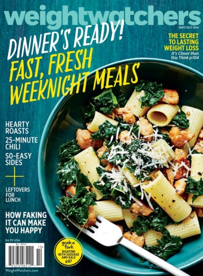 Weight Watchers Magazine September 01, 2014 Issue Cover