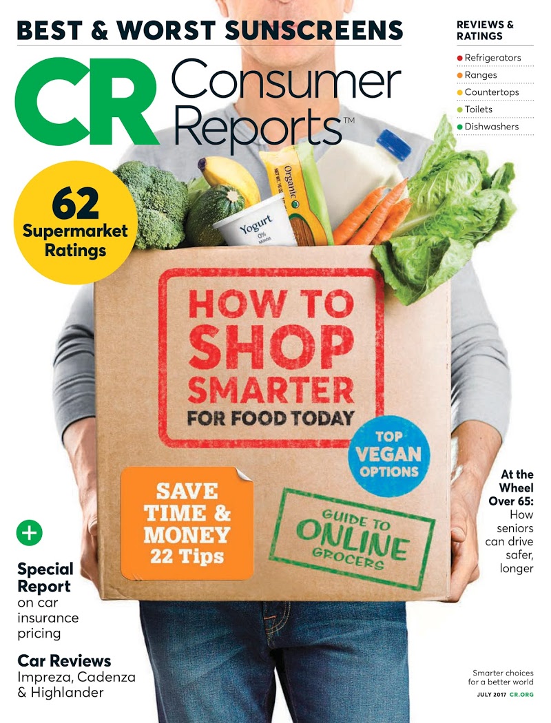 Consumer-Reports July 01, 2017 Issue Cover