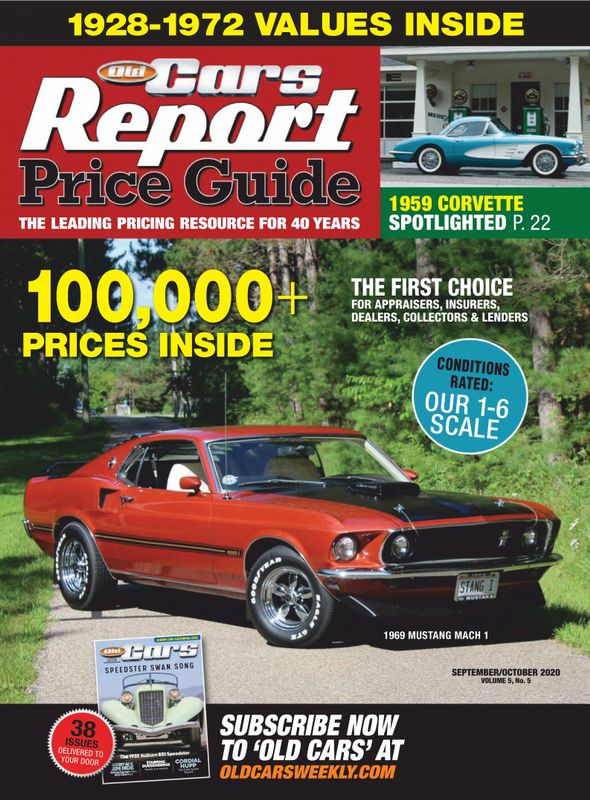 Old-Cars-Report-Price-Guide September 01, 2020 Issue Cover