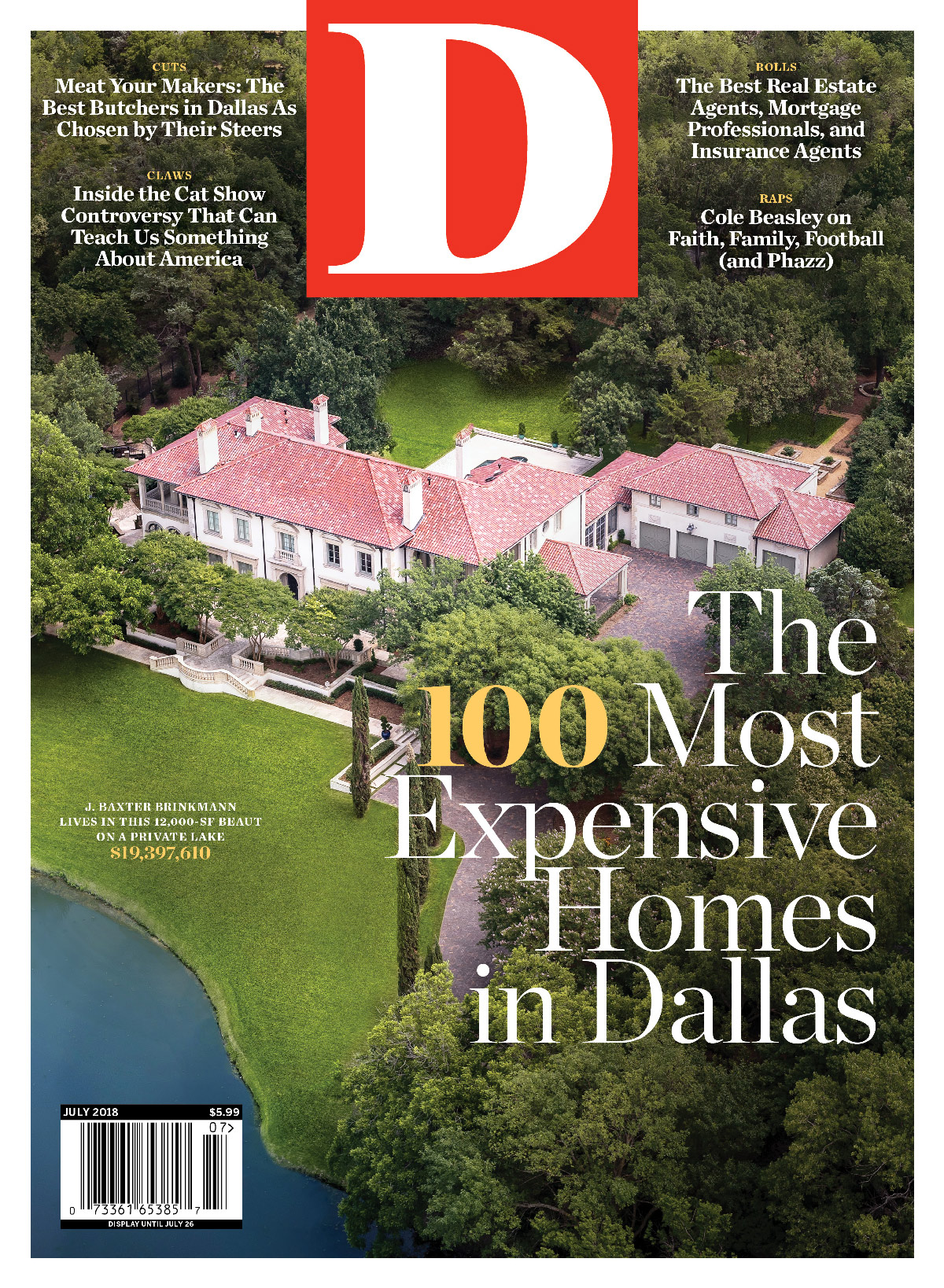 D-Magazine July 01, 2018 Issue Cover