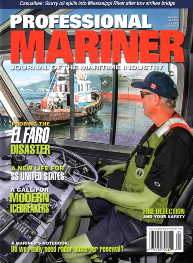Professional Mariner May 01, 2016 Issue Cover