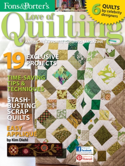 Fons & Porter's Love of Quilting March 01, 2013 Issue Cover