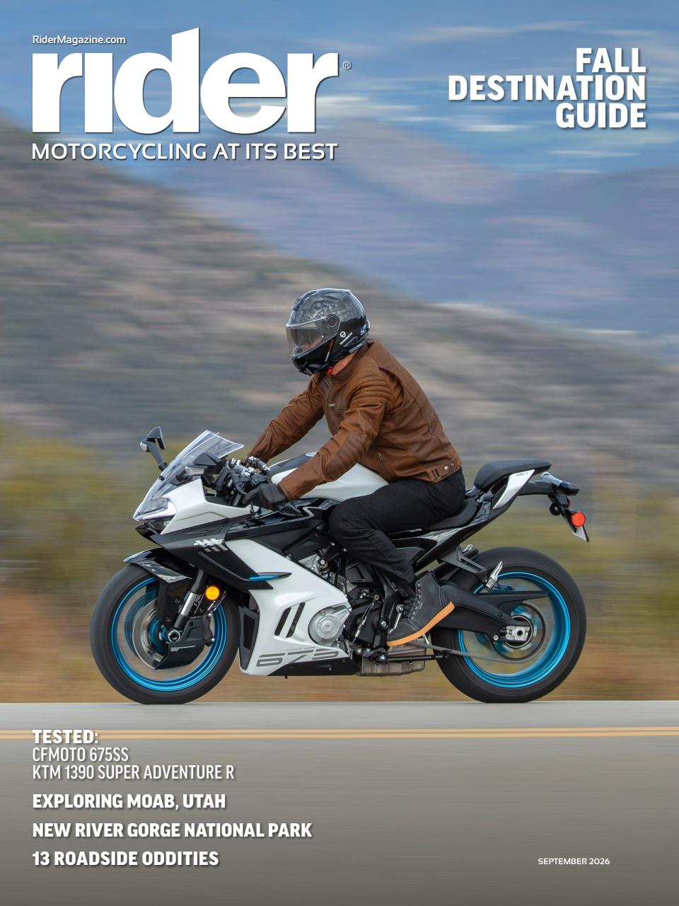 Rider September 01, 2026 Issue Cover