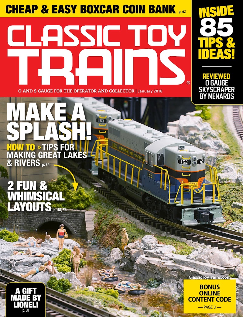 Classic-Toy-Trains January 01, 2018 Issue Cover