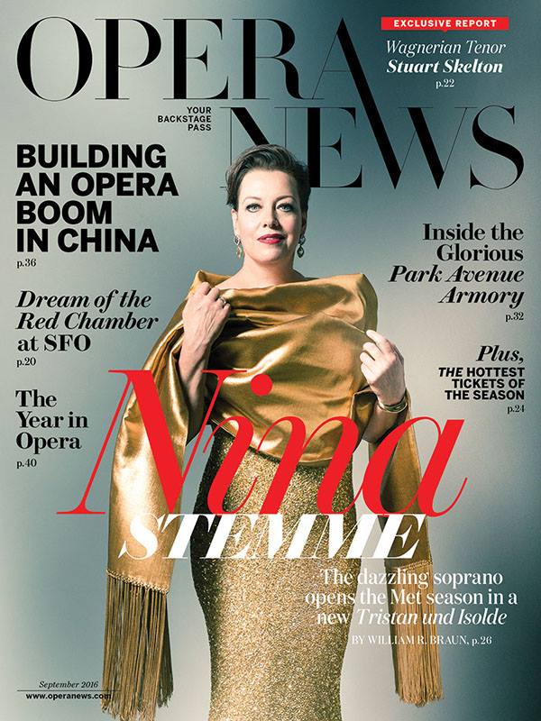Opera-News September 01, 2016 Issue Cover