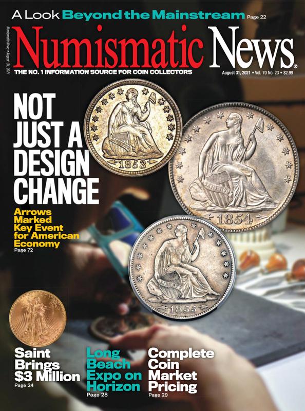Numismatic-News August 31, 2021 Issue Cover