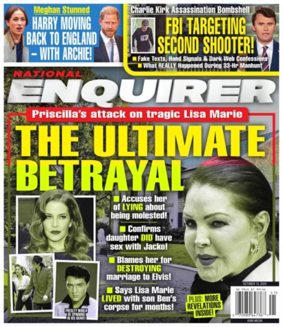 National Enquirer October 13, 2025 Issue Cover