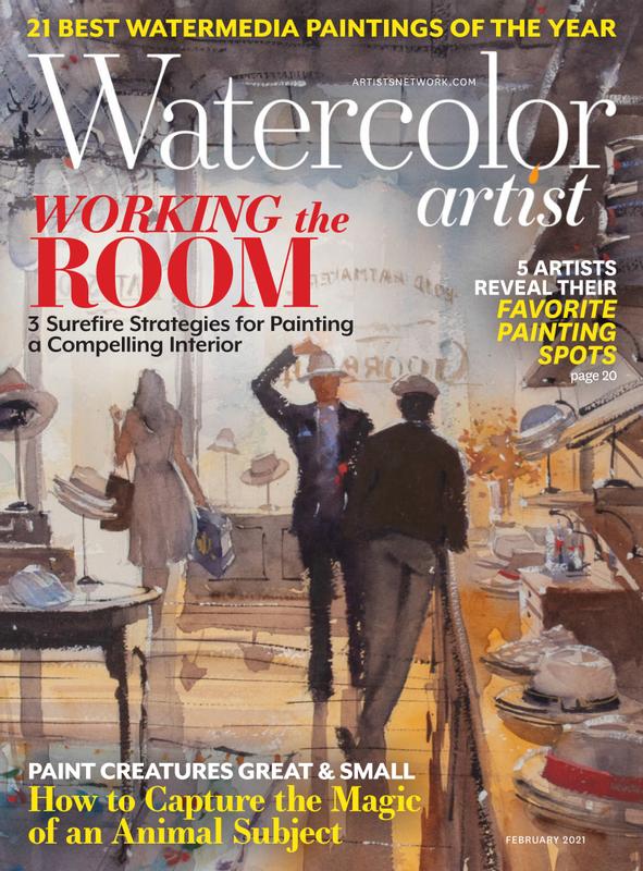 Watercolor-Artist February 01, 2021 Issue Cover
