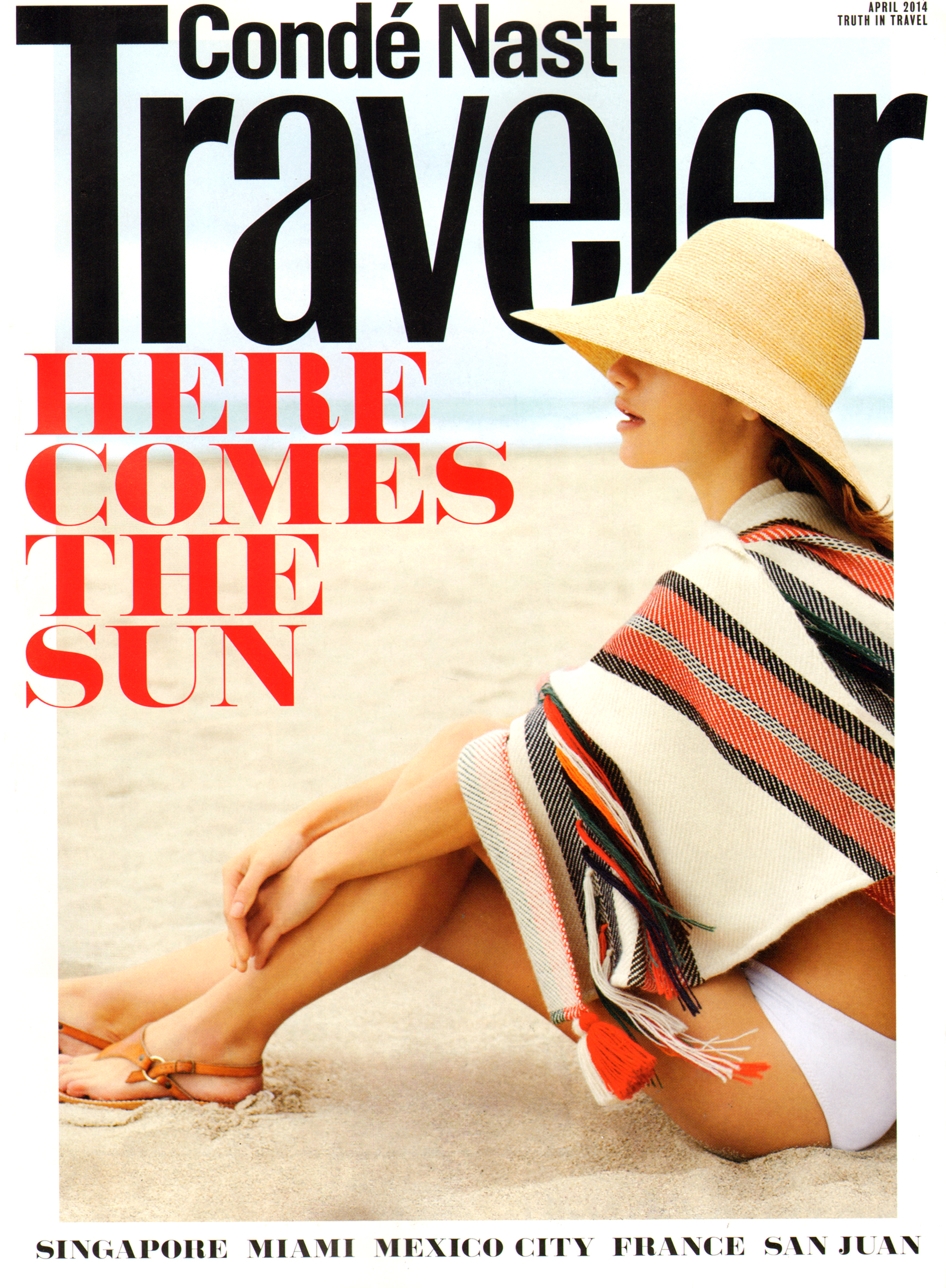 Condé-Nast-Traveler April 01, 2014 Issue Cover