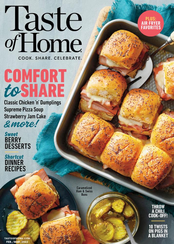 Taste-of-Home February 01, 2022 Issue Cover