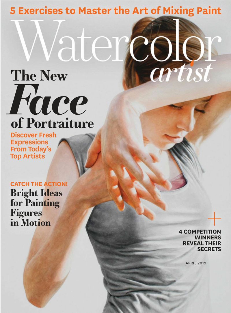 Watercolor-Artist April 01, 2019 Issue Cover