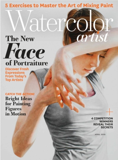 Watercolor Artist April 01, 2019 Issue Cover