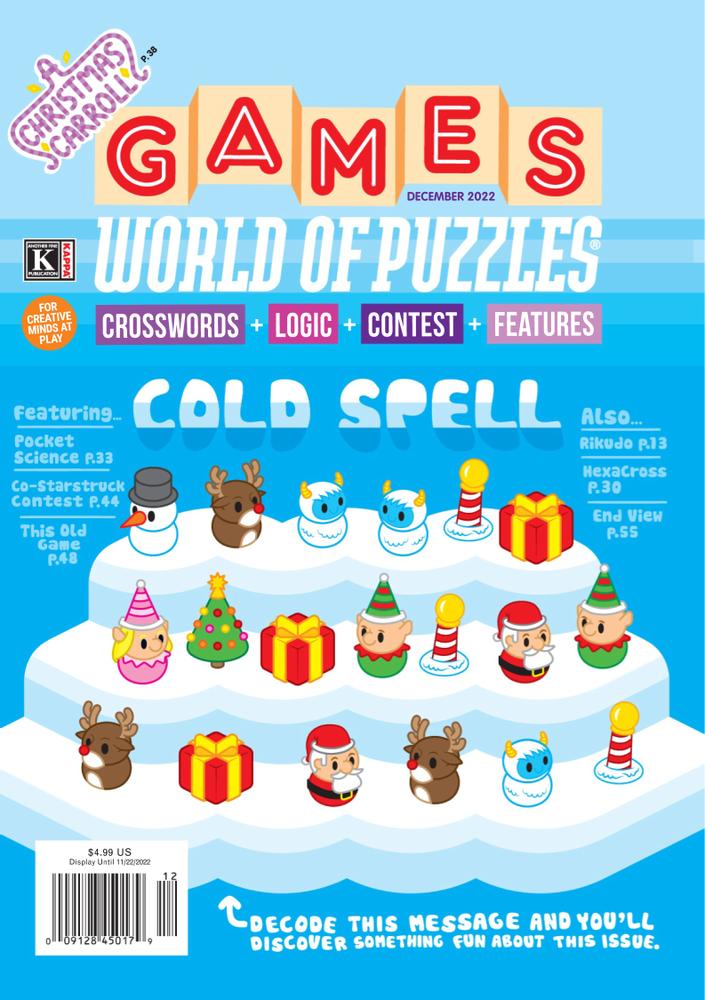 Games-World-of-Puzzles December 01, 2022 Issue Cover