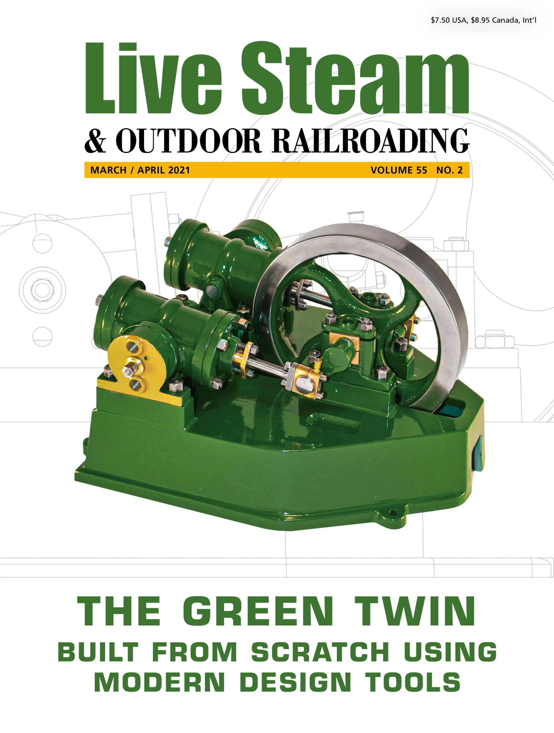 Live-Steam-and-Railroading March 01, 2021 Issue Cover