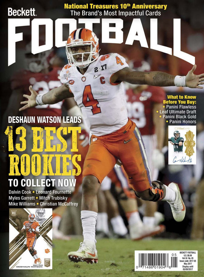 Beckett-Football May 01, 2017 Issue Cover