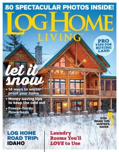 Log and Timber Home Living November 01, 2019 Issue Cover