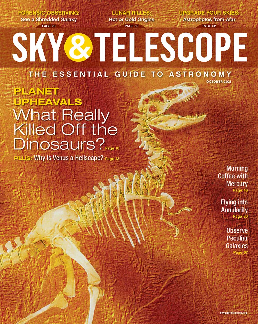 Sky-and-Telescope October 01, 2021 Issue Cover