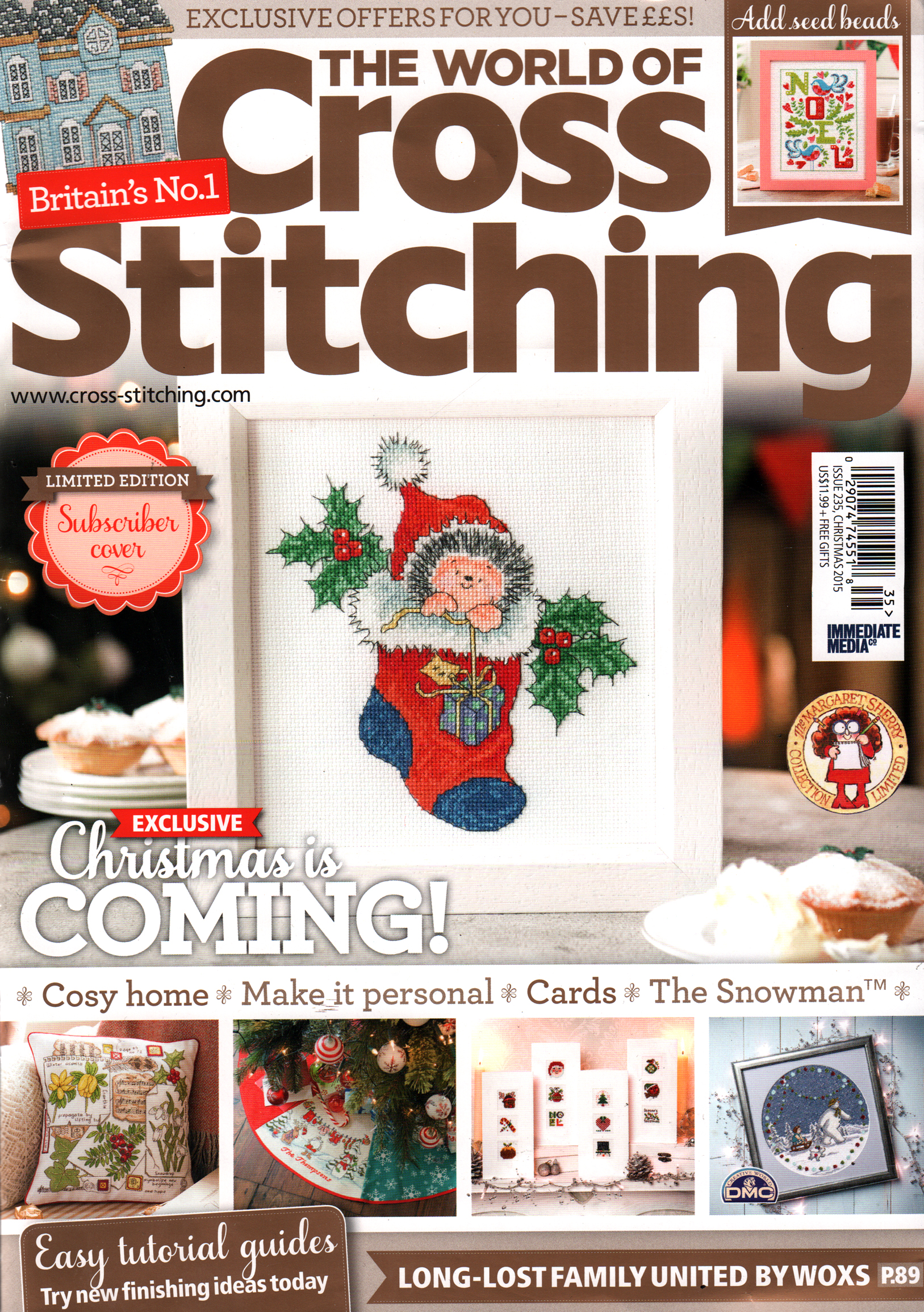 The-World-of-Cross-Stitching December 01, 2015 Issue Cover