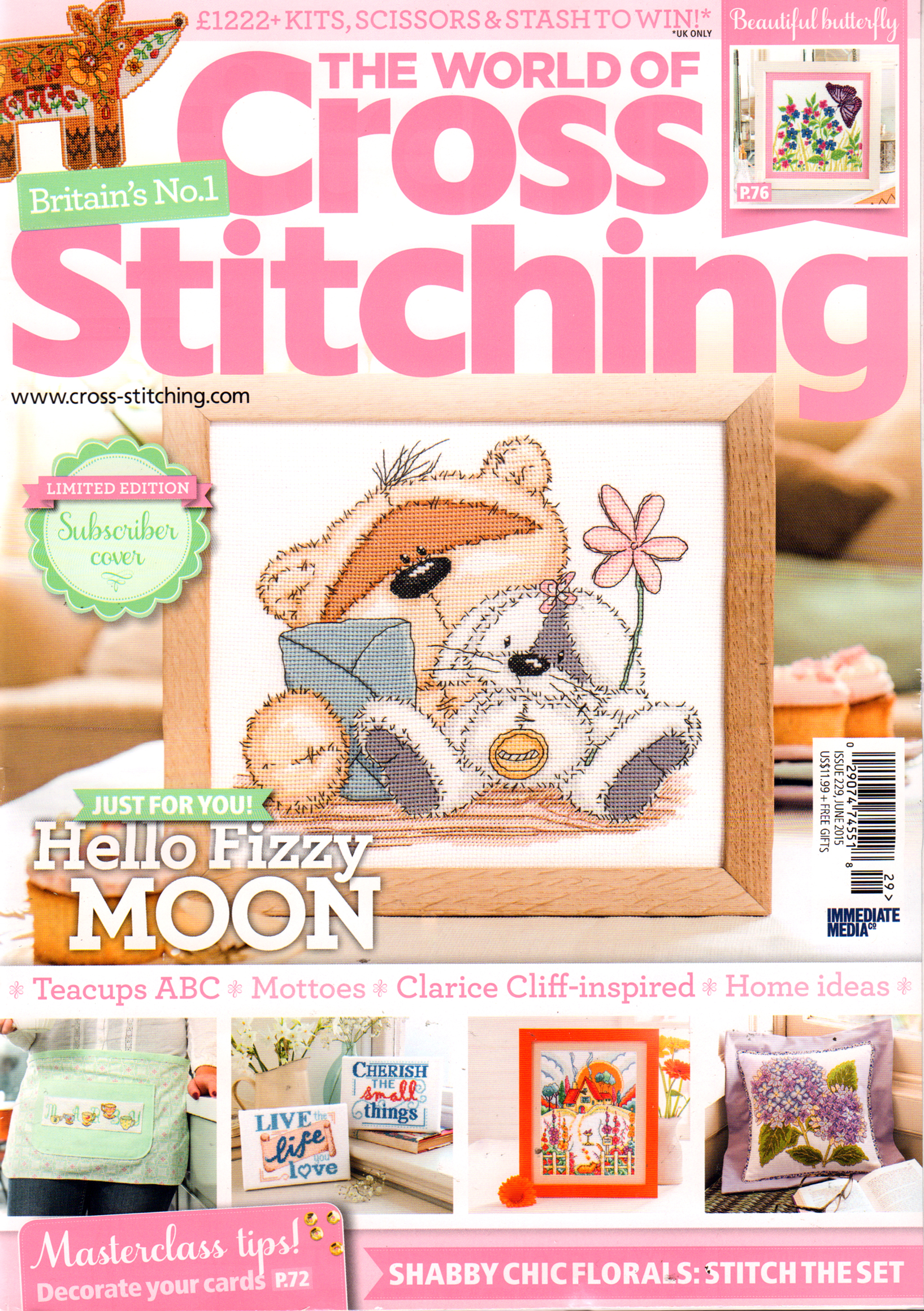 The-World-of-Cross-Stitching June 01, 2015 Issue Cover