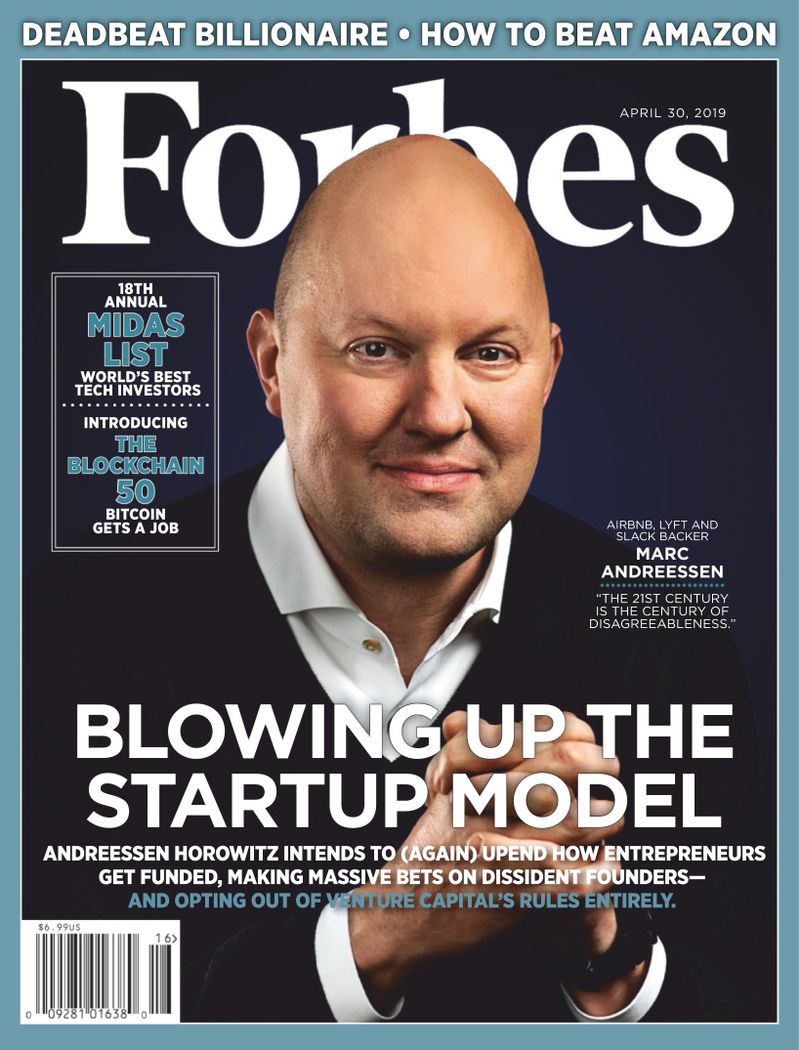 Forbes April 30, 2019 Issue Cover