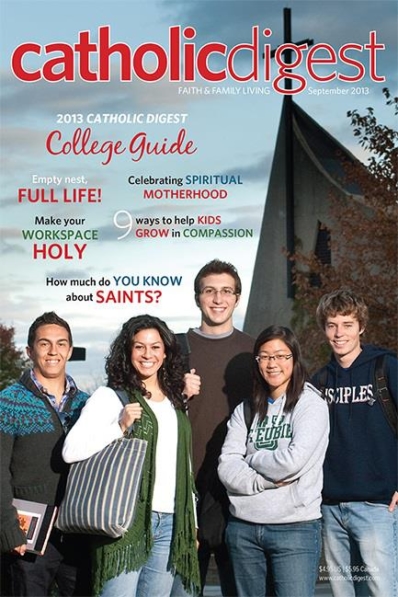 Catholic Digest September 01, 2013 Issue Cover